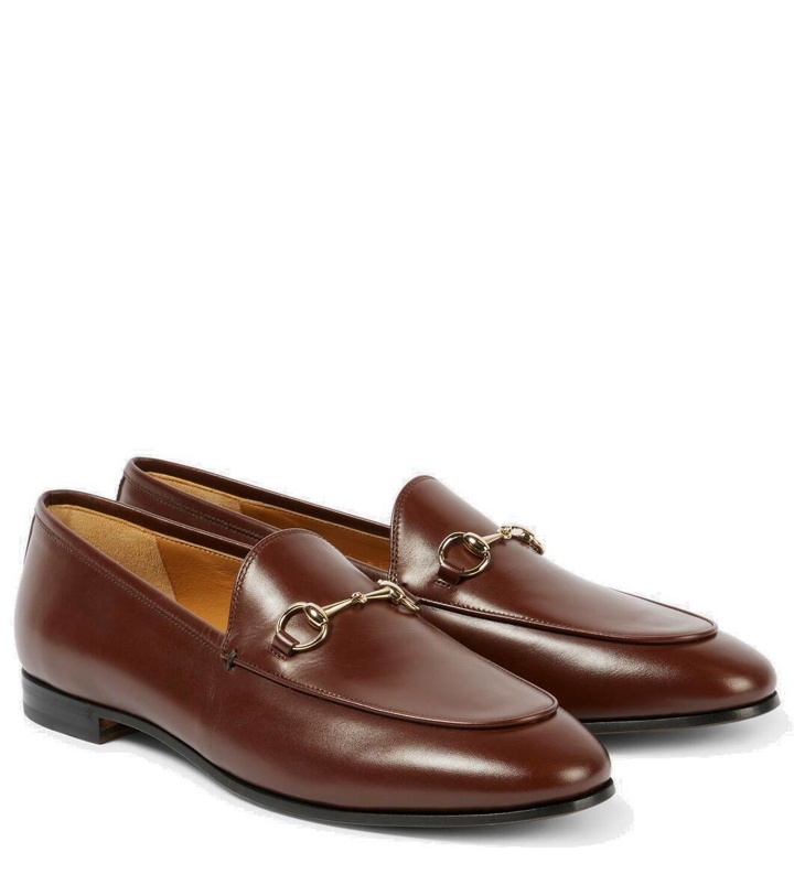 Photo: Gucci Jordaan Horsebit leather loafers