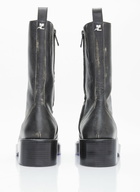 Courrèges Used Leather Zip Ankle Boots