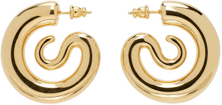 Photo: Panconesi Gold Small Serpent Hoop Earrings