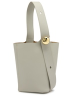 Loewe Pebble Medium Leather Bucket bag - Grey - One Size