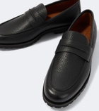 Zegna Pioggia leather loafers