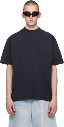 Balenciaga Black Hand-Drawn T-Shirt