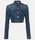 Alaïa Cropped denim jacket