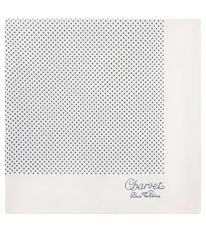 Photo: Charvet Checked silk pocket square