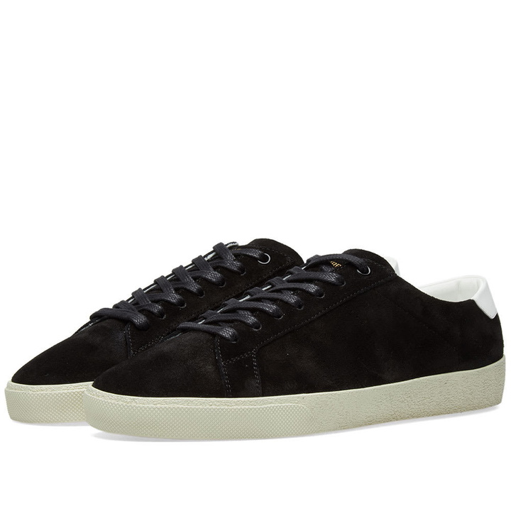 Photo: Saint Laurent SL-06 Court Classic Nubuck Sneaker