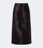 Simkhai Tobiana calf hair pencil skirt