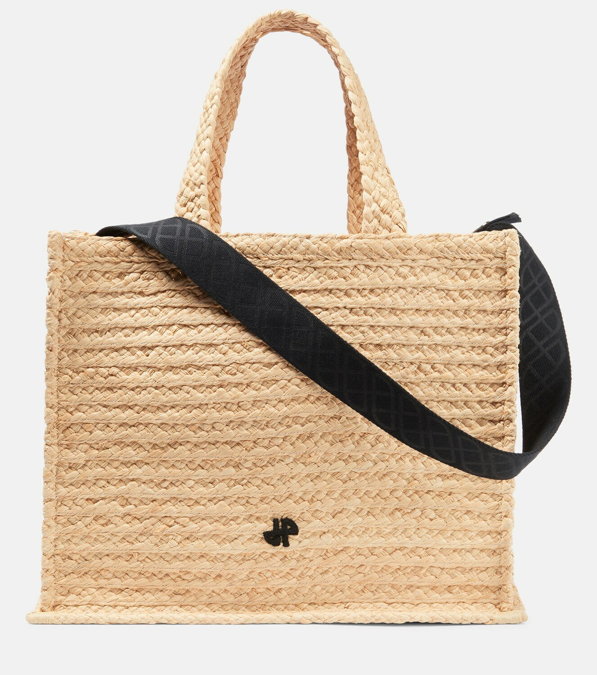 Patou Patou raffia tote bag Patou