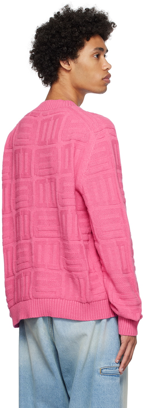 AMBUSH Pink Monogram Sweater