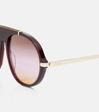 Chloé Aly aviator sunglasses
