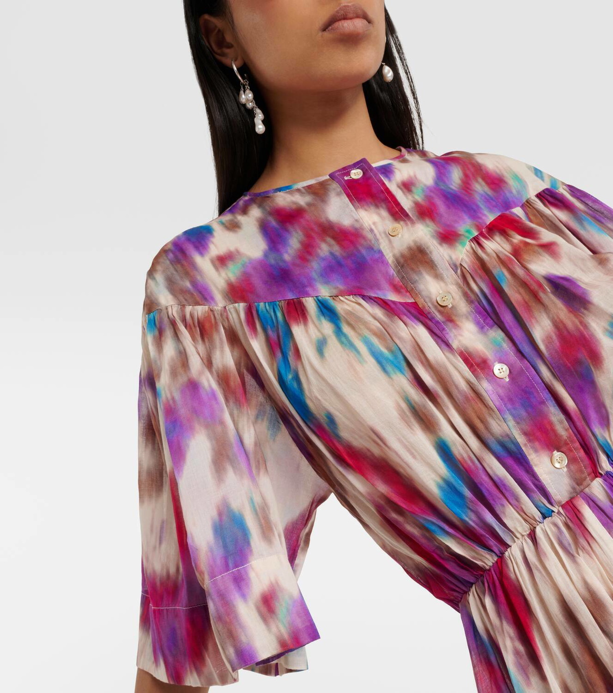 Marant Etoile Printed cotton midi dress Isabel Marant Etoile