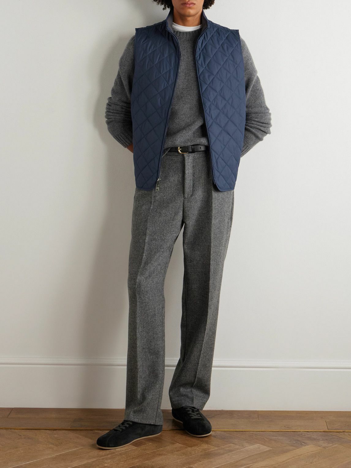 Peter Millar - Essex Quilted Padded Recycled-Shell Gilet - Blue