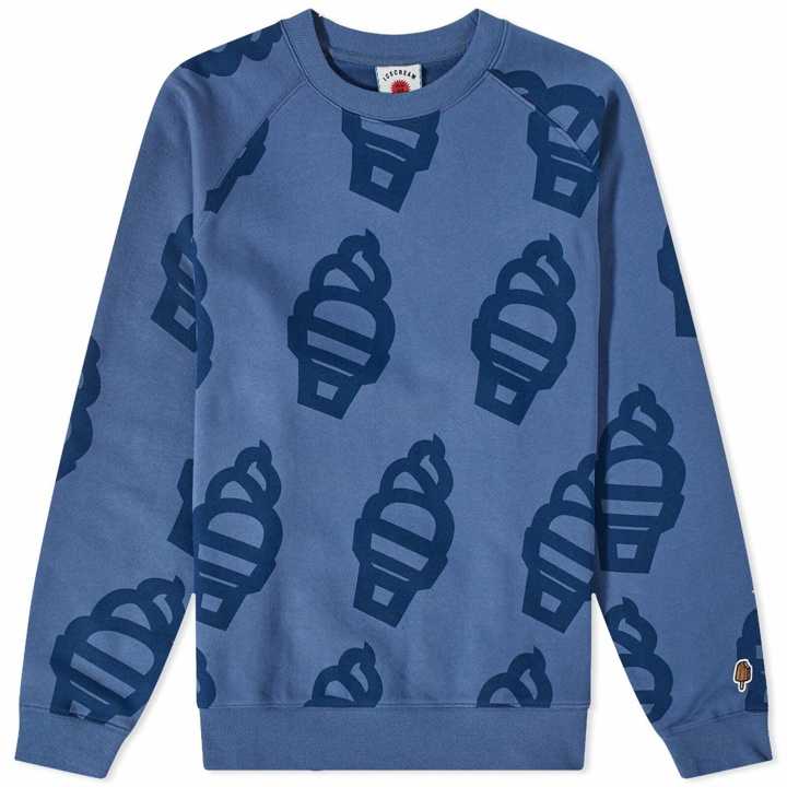 Photo: ICECREAM Men's Soft Serve Crew Sweat in Navy