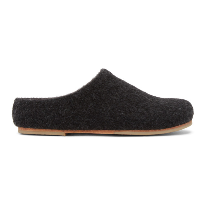 Lauren Manoogian Black Alpaca Mono Mule Lauren Manoogian