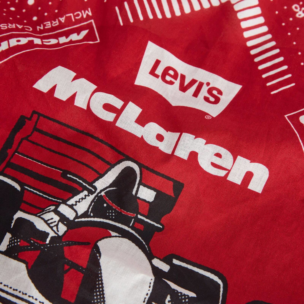 ステッカー　Levi's、BOBSON、McGREGOR、RIVAX Levi's Men's Levis x McLaren Racing Bandana in Red Levi's Red