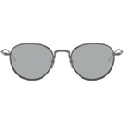 Thom Browne Gray Titanium Round Sunglasses
