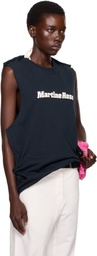 Martine Rose SSENSE Exclusive Navy Double Vest Tank Top