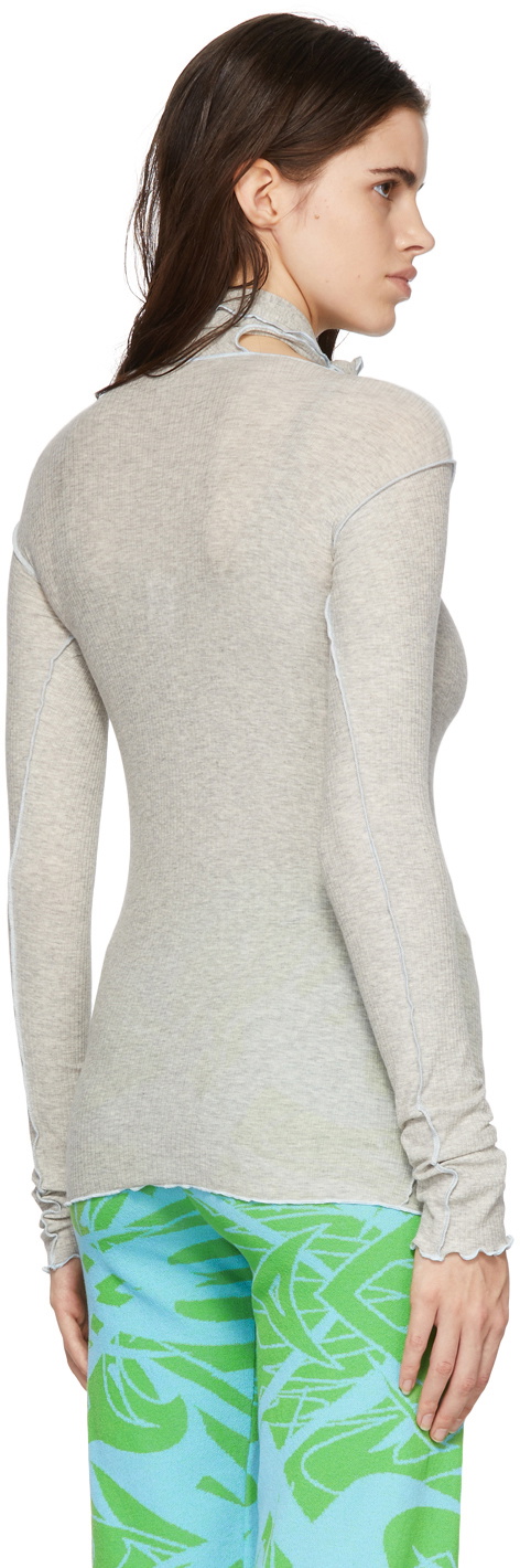 Baserange Grey Pava Long Sleeve T-Shirt