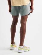 Nike Running - Stride Straight-Leg Dri-FIT Shorts - Gray