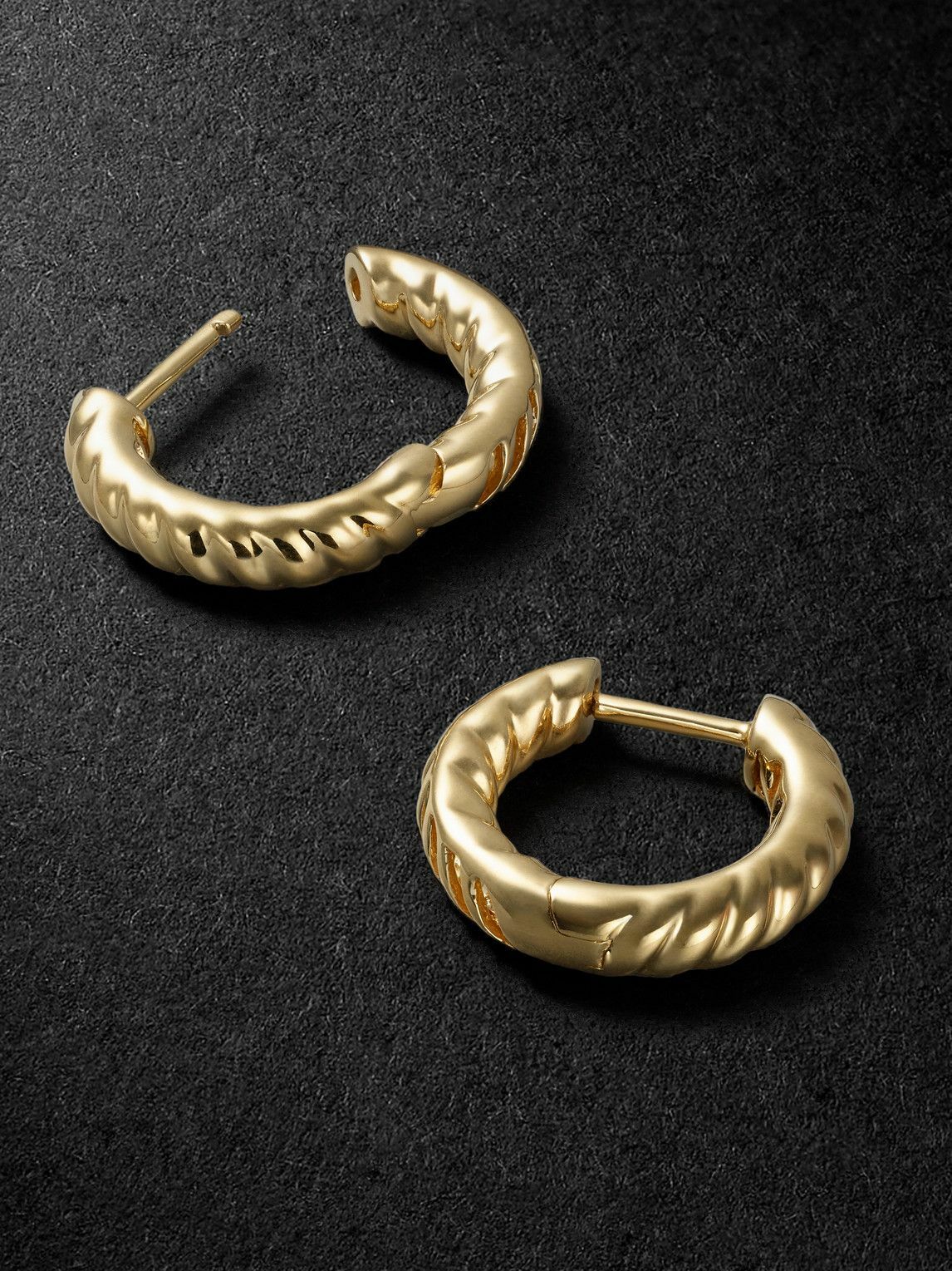 Anita Ko - Zoe Small 18-Karat Gold Hoop Earrings