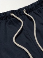 Zimmerli - Slim-Fit Sea Island Cotton Sweatpants - Blue