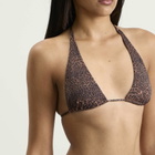 Fruity Booty Women's Shania Halter Bikini Top in Brown