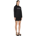 Valentino Black VLTN Hoodie Dress