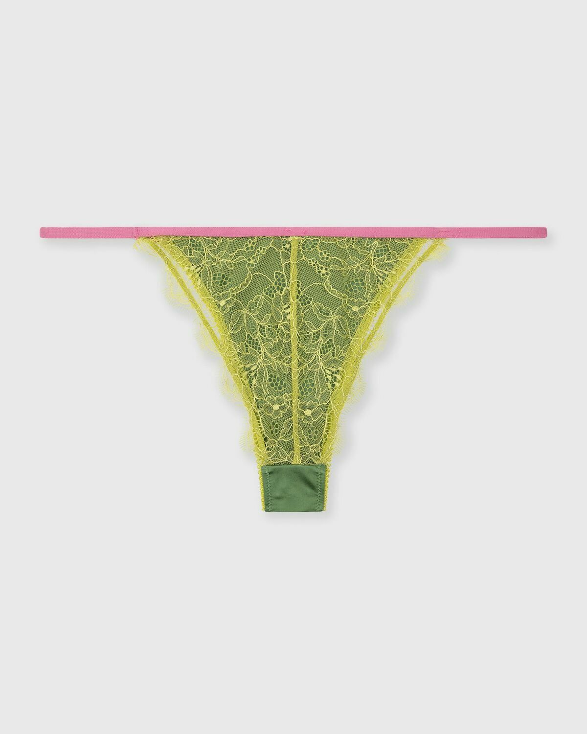 Love Stories Charlotte Thong Green Womens Panty