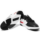 Givenchy - Wing Grosgrain-Trimmed Full-Grain Leather Sneakers - White