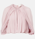 Zimmermann Alchemy caped draped blouse