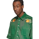Casablanca Green Organdy Shirt