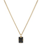 Miansai - Lennox Gold-Plated and Onyx Necklace - Black