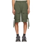 Juun.J Khaki Gurkha Pocket Shorts