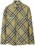 BURBERRY - Shirt With Check Motif