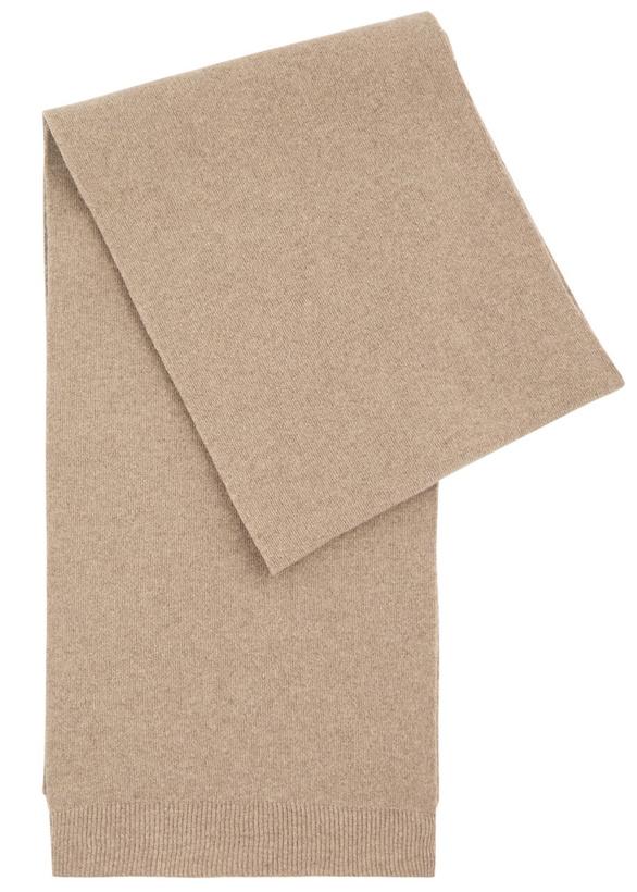 Photo: Colorful Standard Wool Scarf - Brown - One Size