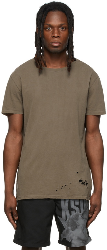 Photo: Ksubi Brown Sioux T-Shirt