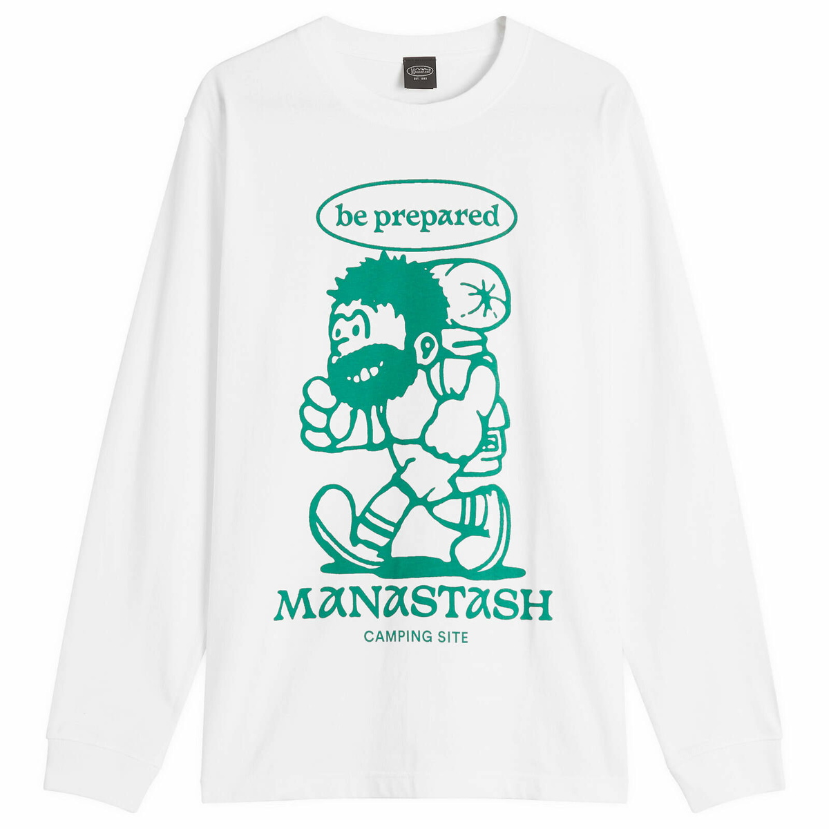 Manastash Men's Pumice Lure T-Shirt in White Manastash