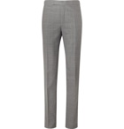 Richard James - Checked Wool Suit Trousers - Gray