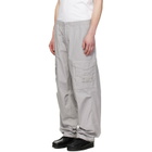 Stone Island Gray 3100017 All-Weather Cotton Canvas_S.I. Ghost Cargo Pants