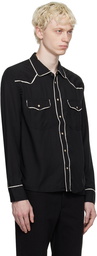 Corridor Black Western Shirt