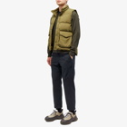 Snow Peak Men's Co/Pe Knit Cardigan in Olive