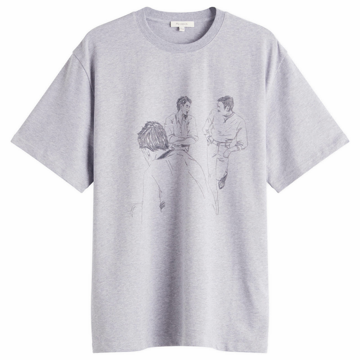 [J W ANDERSON] Logo embroidered short sleeve t-shirt☆送料込 JW Anderson Men's Logo Embroidery T-Shirt in Black JW Anderson