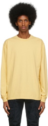 John Elliott Yellow University Long Sleeve T-Shirt