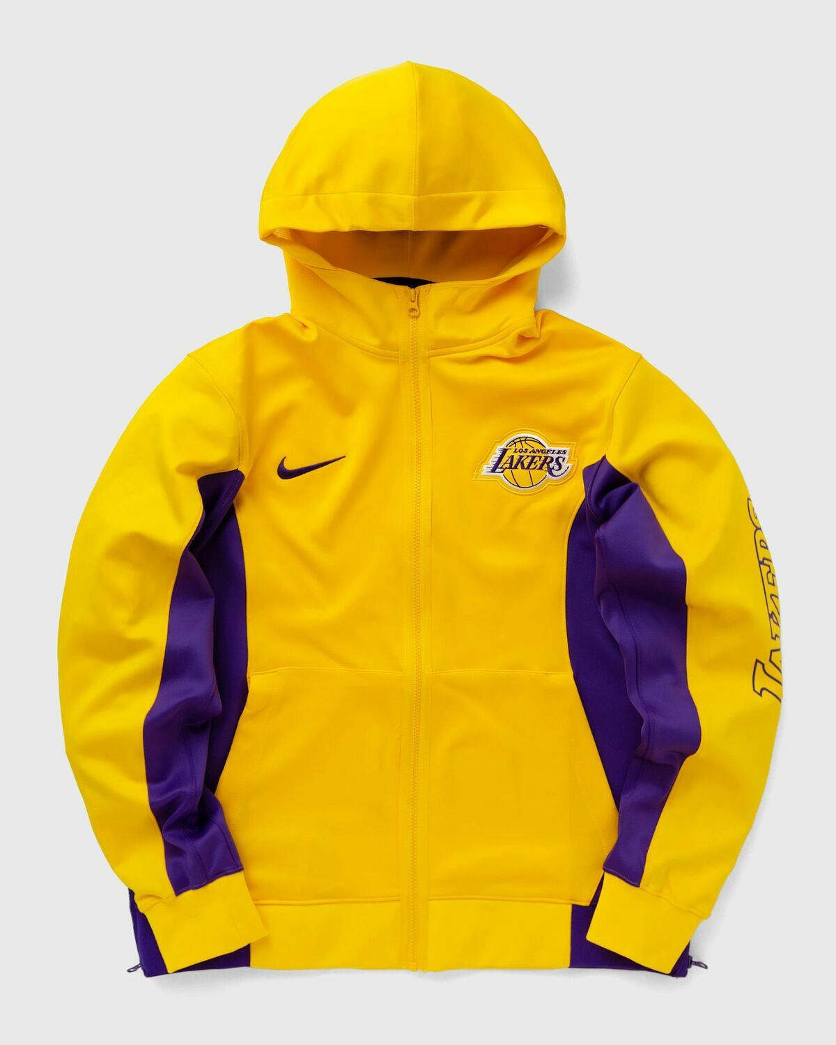 Nike Nba Los Angeles Lakers Showtime Full Zip Hoodie Yellow