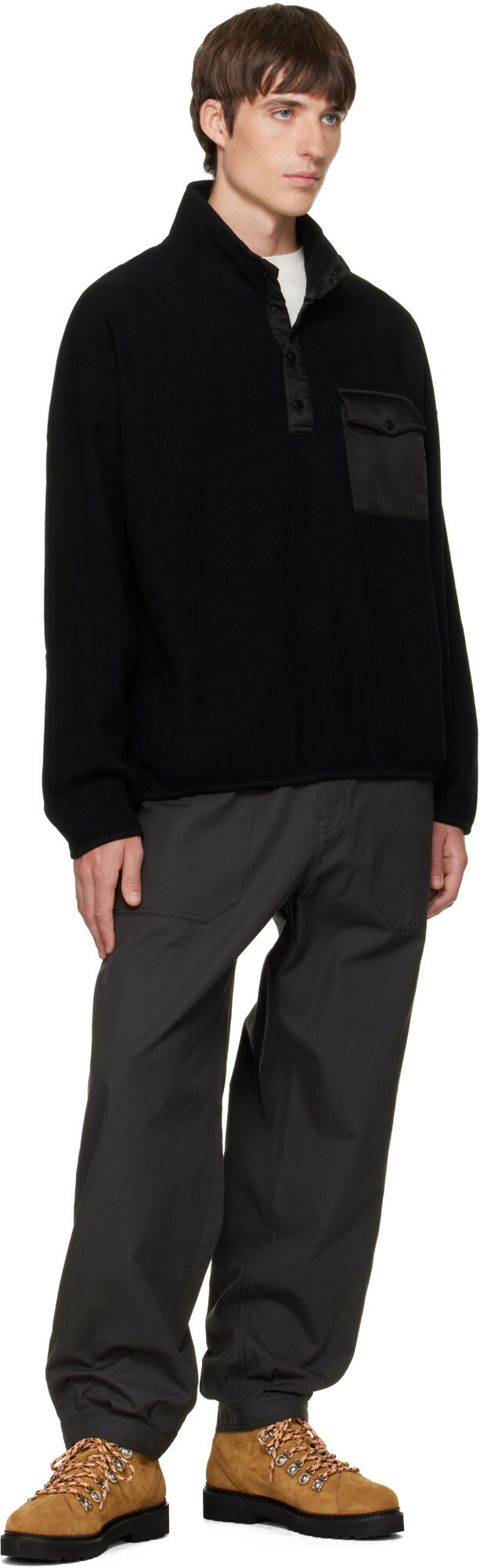 visvim Black Barlow Sweater