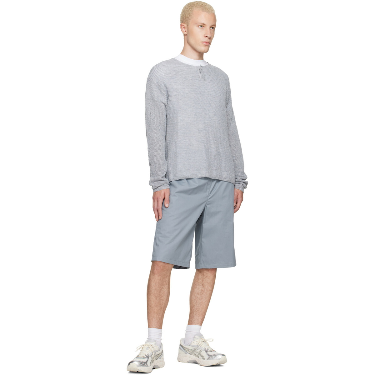 ASICS White & Silver GT-2160 Sneakers