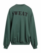 Vetements Mens Sweatshirt Emerald in Green
