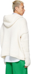 JW Anderson Off-White Wool Chunky 'JWA' Hoodie