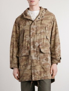 RRL - Pershing Camouflage-Print Denim Hooded Parka - Green