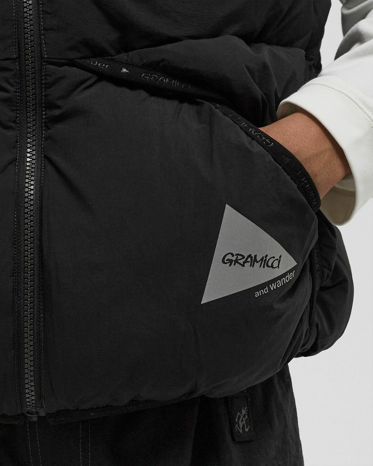 Gramicci X and wander DOWN VEST Black Men Gramicci