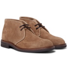 Brunello Cucinelli - Suede Desert Boots - Men - Light brown